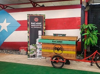 Activación para la marca de Bacardí